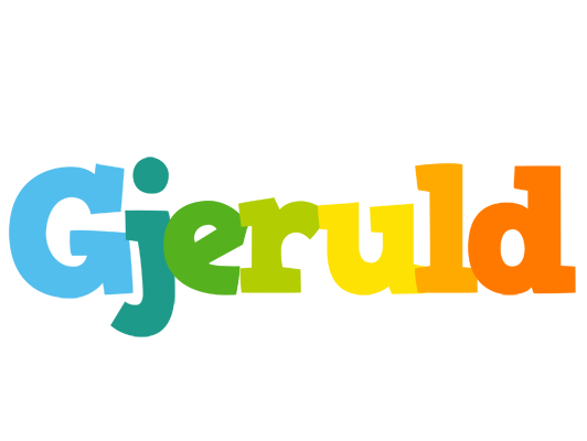 Gjeruld rainbows logo