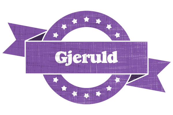 Gjeruld royal logo