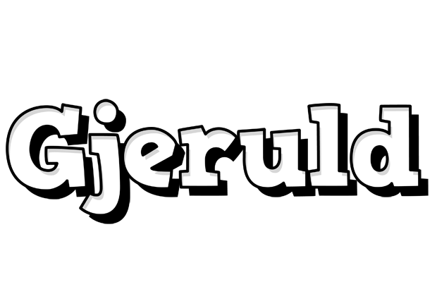Gjeruld snowing logo