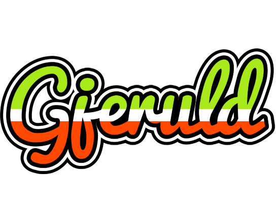 Gjeruld superfun logo