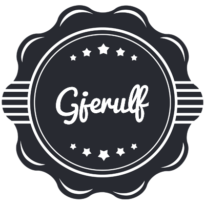 Gjerulf badge logo