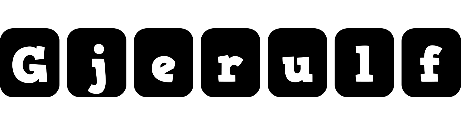 Gjerulf box logo