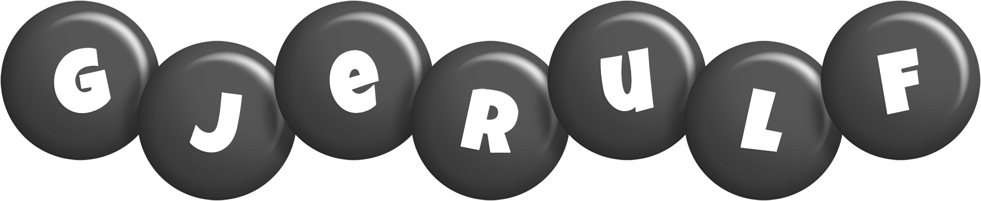 Gjerulf candy-black logo