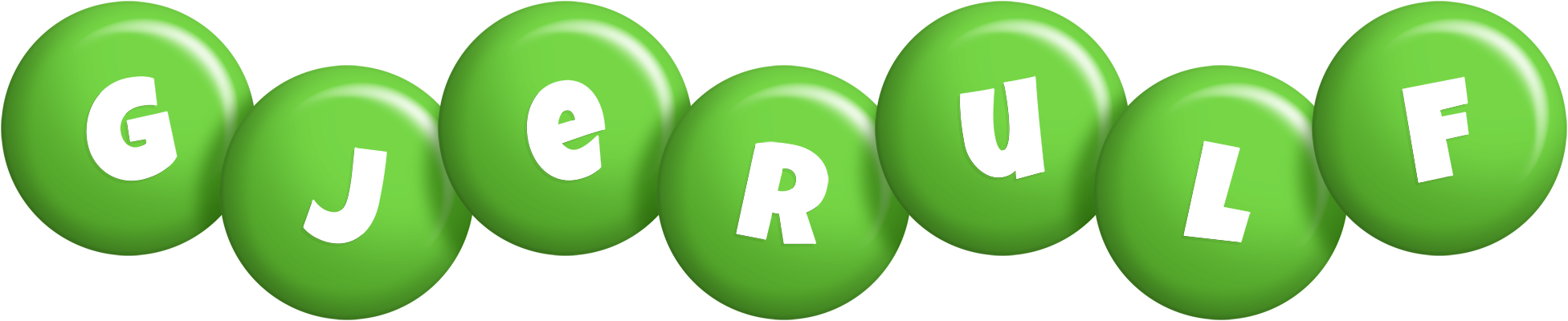 Gjerulf candy-green logo