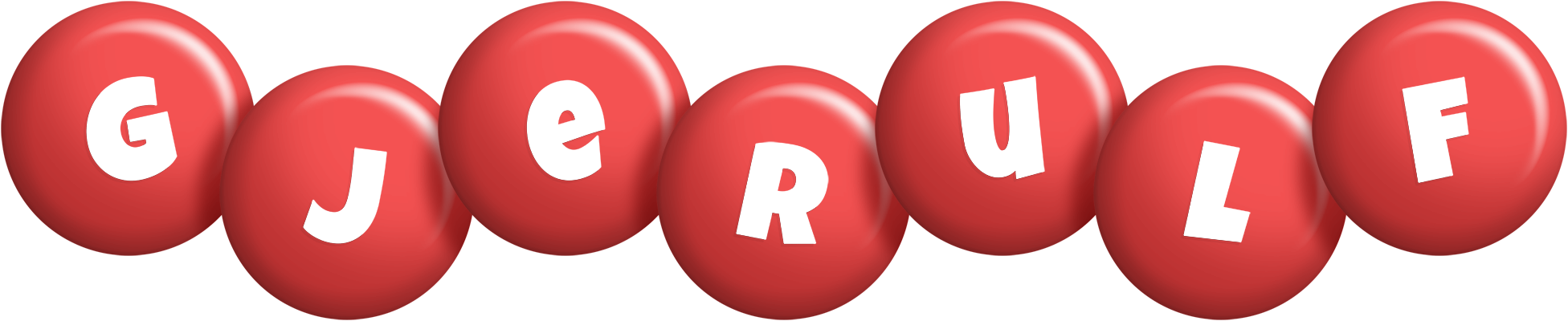 Gjerulf candy-red logo