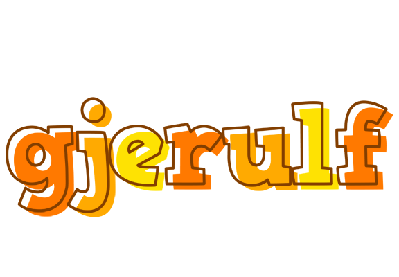 Gjerulf desert logo