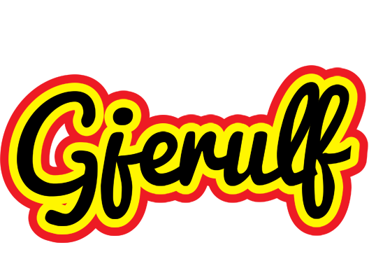 Gjerulf flaming logo