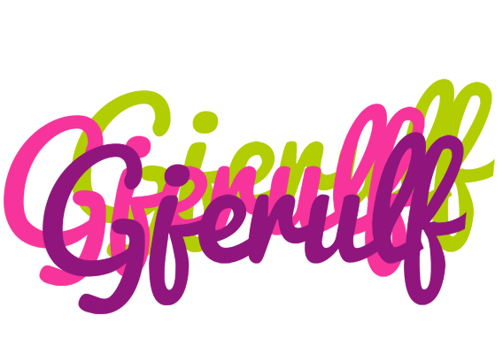 Gjerulf flowers logo