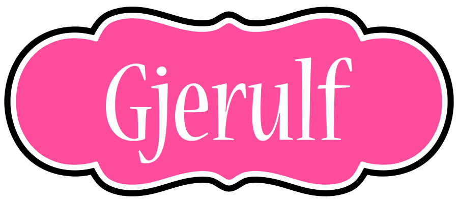 Gjerulf invitation logo