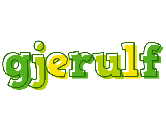 Gjerulf juice logo