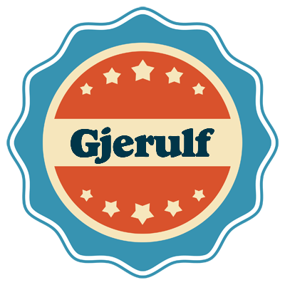 Gjerulf labels logo