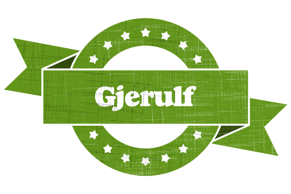 Gjerulf natural logo