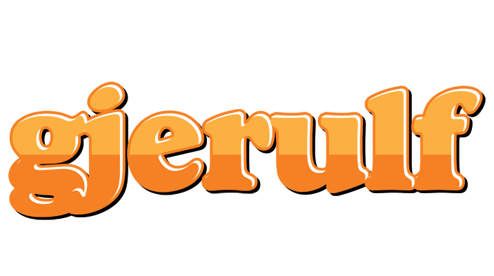 Gjerulf orange logo