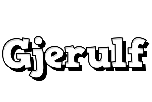 Gjerulf snowing logo
