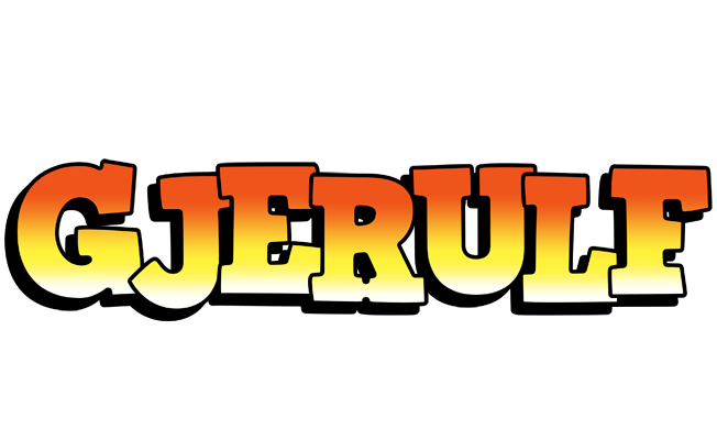 Gjerulf sunset logo