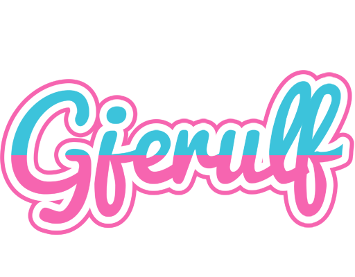 Gjerulf woman logo