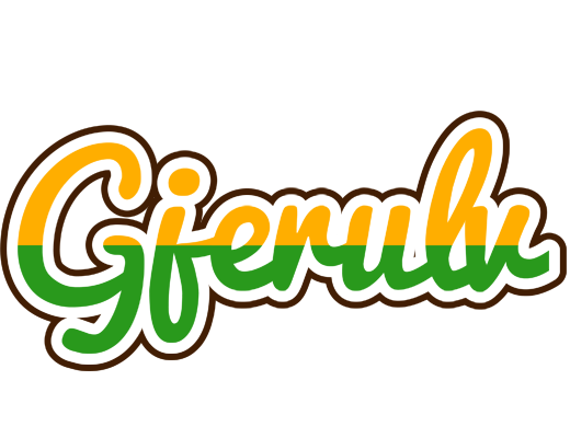 Gjerulv banana logo
