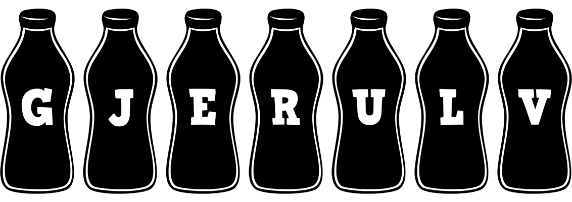 Gjerulv bottle logo