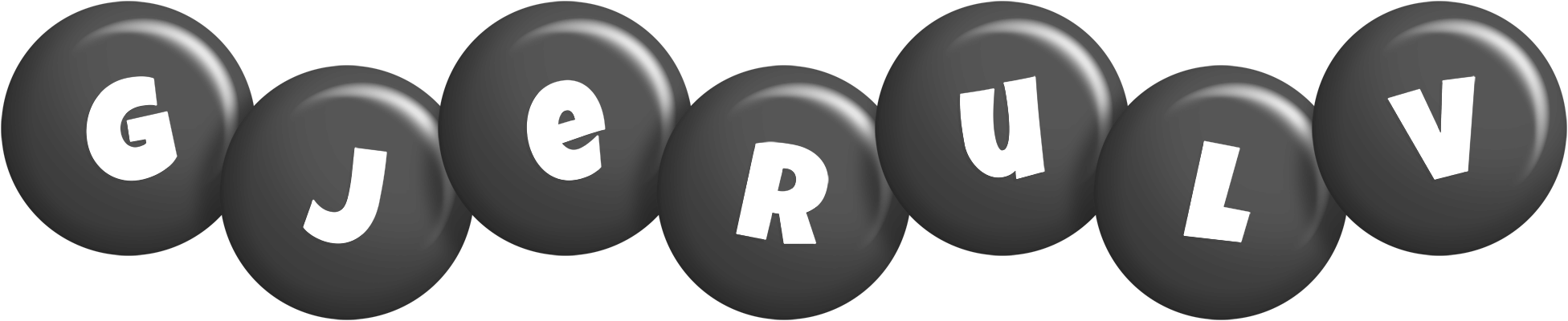 Gjerulv candy-black logo