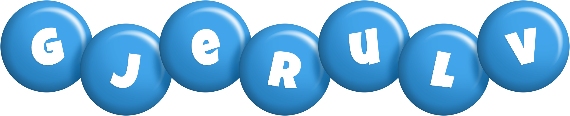 Gjerulv candy-blue logo
