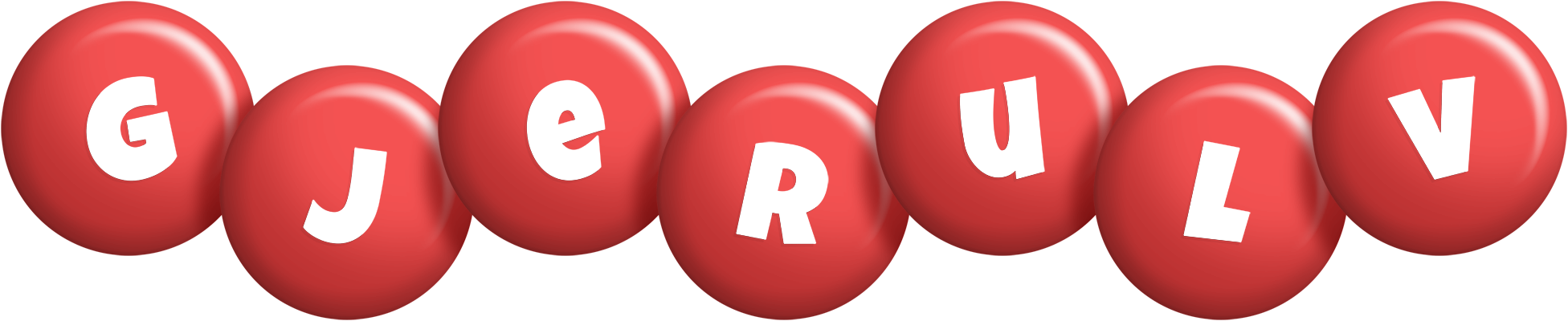 Gjerulv candy-red logo