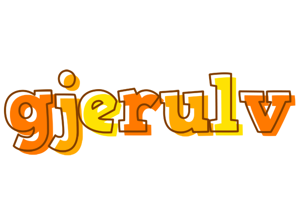 Gjerulv desert logo