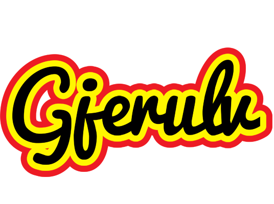 Gjerulv flaming logo