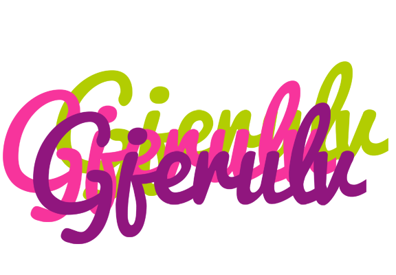 Gjerulv flowers logo