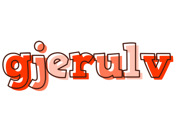Gjerulv paint logo