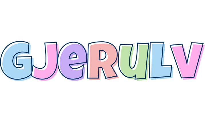 Gjerulv pastel logo