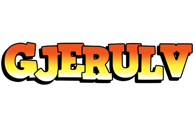 Gjerulv sunset logo