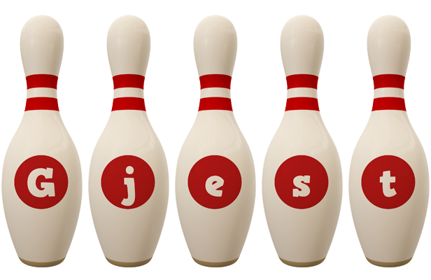 Gjest bowling-pin logo