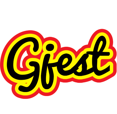 Gjest flaming logo