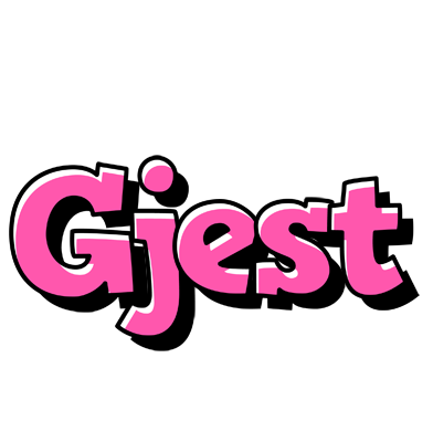 Gjest girlish logo