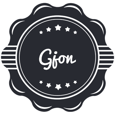 Gjon badge logo