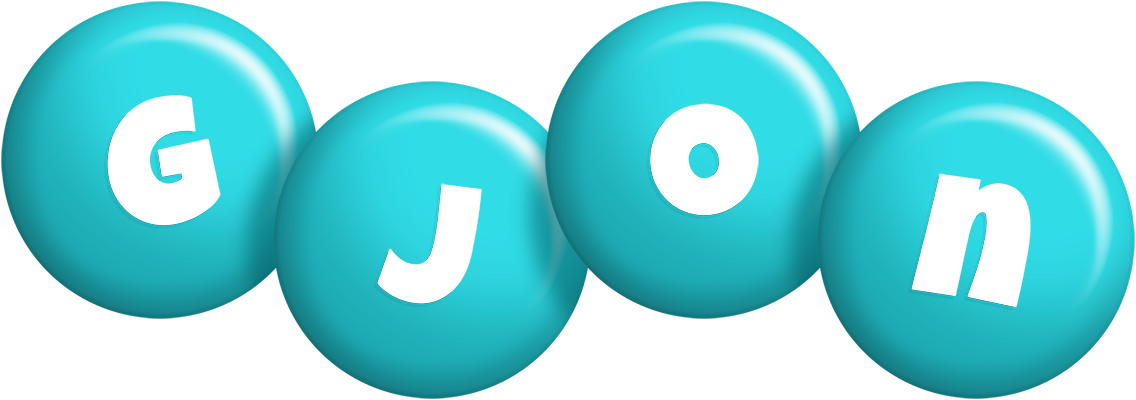 Gjon candy-azur logo