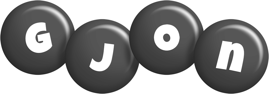 Gjon candy-black logo