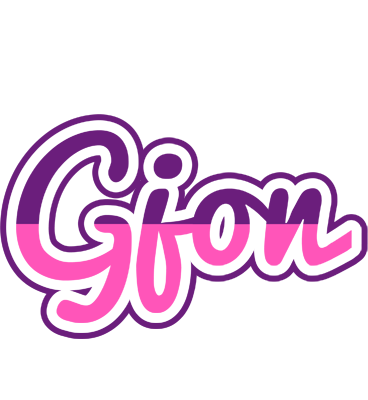 Gjon cheerful logo
