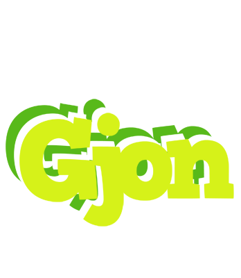 Gjon citrus logo