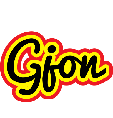 Gjon flaming logo