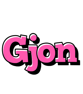 Gjon girlish logo