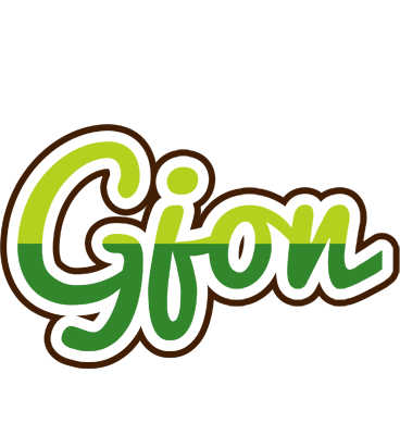 Gjon golfing logo