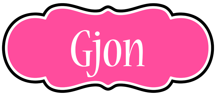 Gjon invitation logo