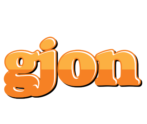 Gjon orange logo