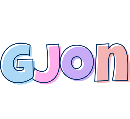 Gjon pastel logo