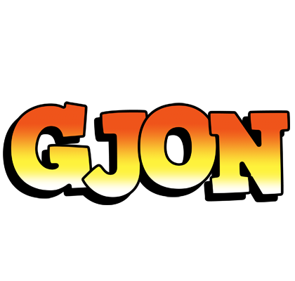 Gjon sunset logo