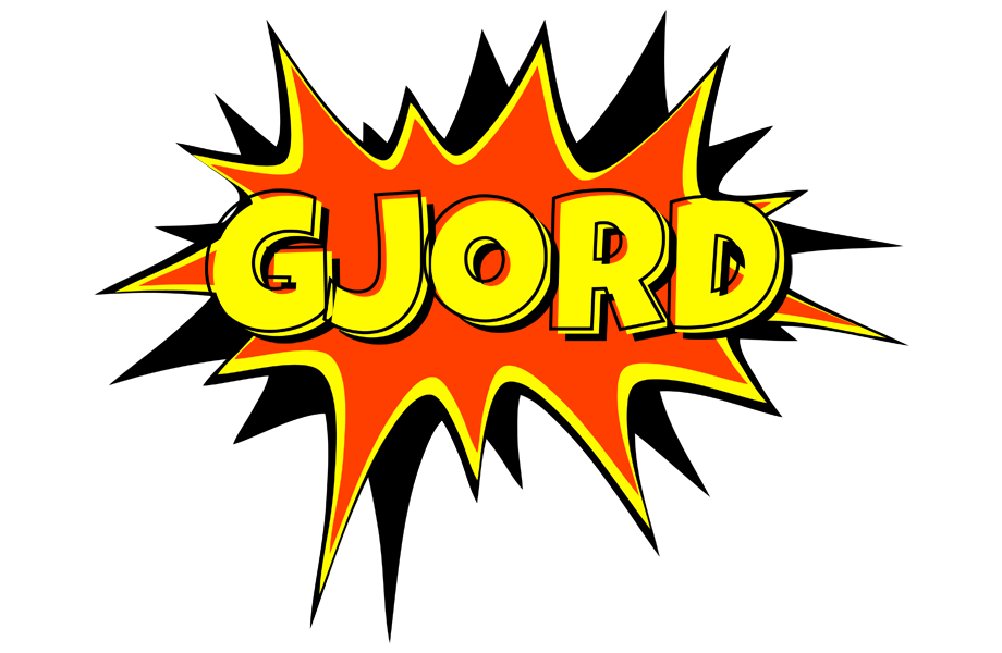 Gjord bazinga logo