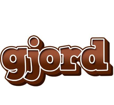 Gjord brownie logo