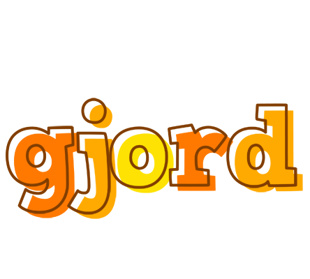 Gjord desert logo