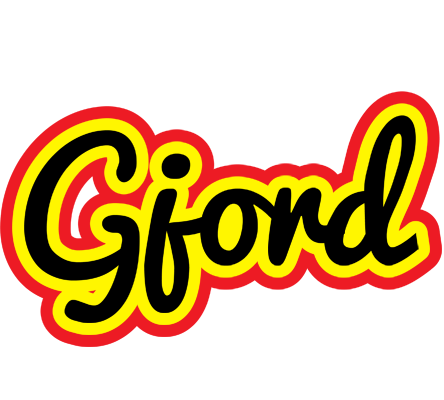 Gjord flaming logo
